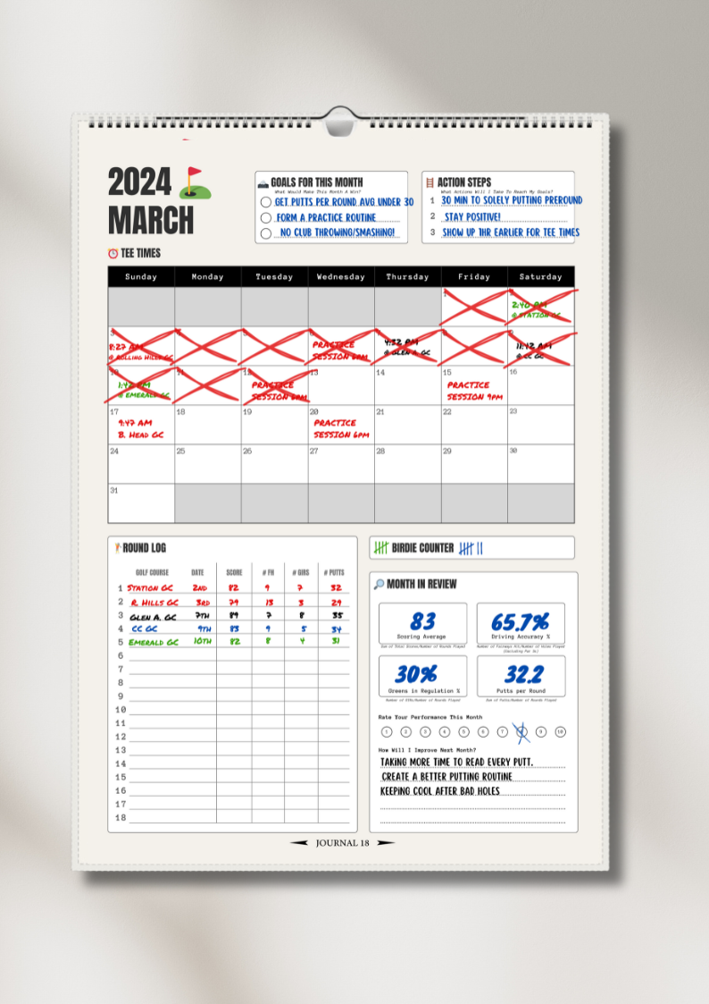 June 2024 - The Golf Performance Calendar